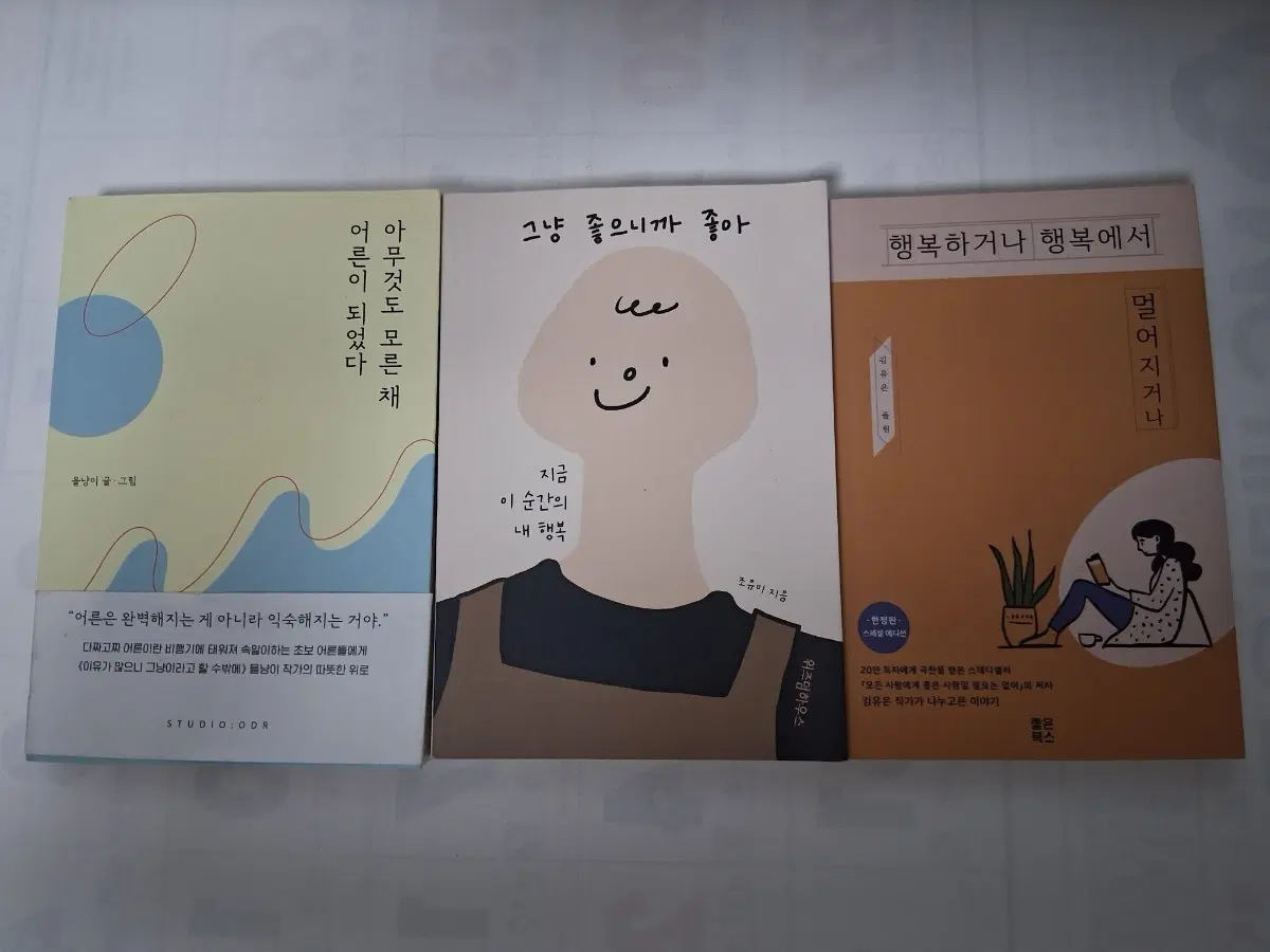 책 그냥 좋으니까 좋아/행복하거나행복에서 멀어지거나 에세이수필