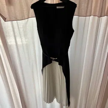 GINZA COUTURE 블랙 화이트 원피스 여성용