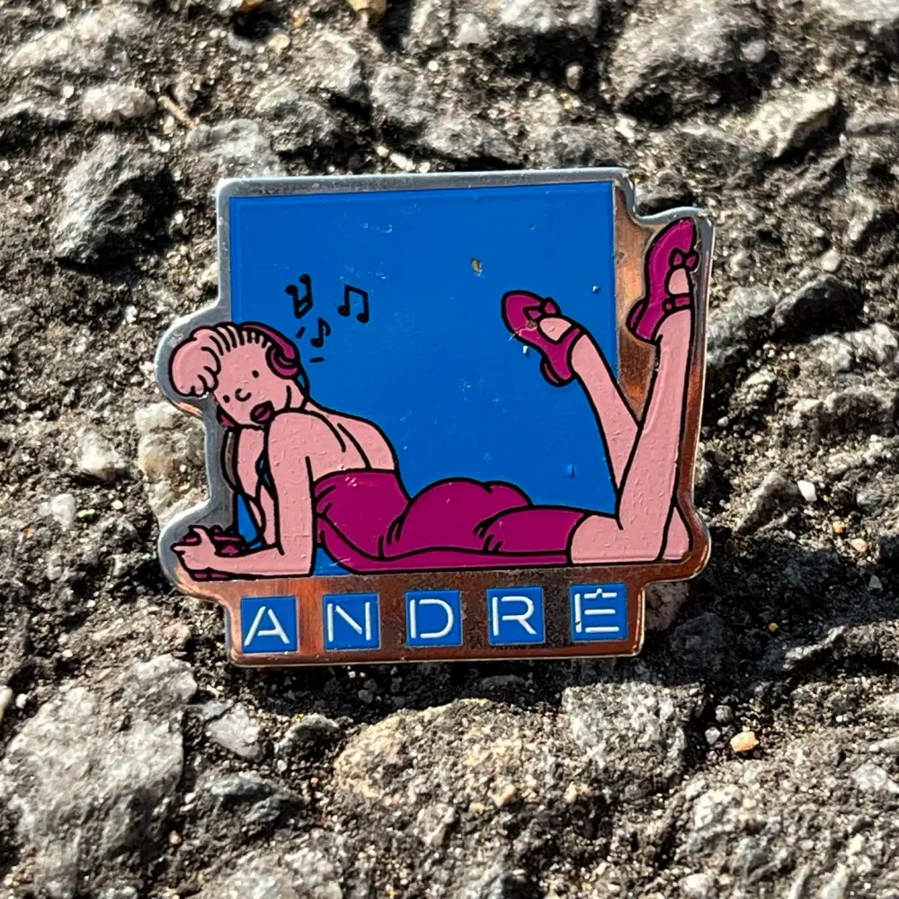 ANDRE MIRANDE 안드레 미란데 프랑스뱃지 빈티지뱃지 핀브로치 A152