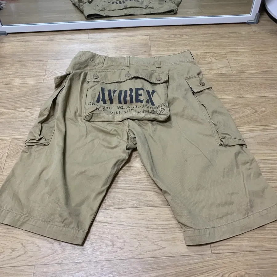 31-M)AVIREX 아비렉스 USMC 몽키 카고 쇼츠 반바지