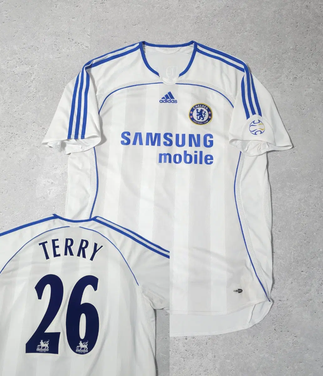아디다스 06-07 첼시 어웨이 유니폼 반팔 No.26 TERRY