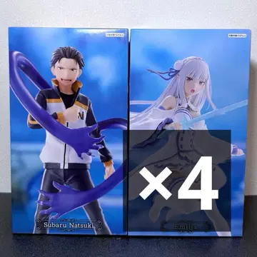 Re: 제로부터 시작하는 이세계 생활 왕선 후보자와 기사 피규어 에밀리아 스바루 8개