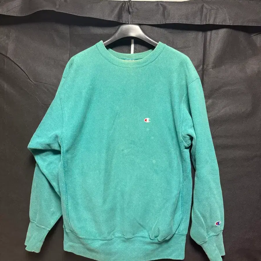 XL)90s Champion 스웻셔츠 맨투맨 그린 90년대