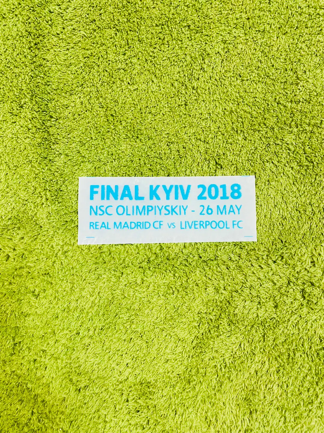 17-18 챔피언스리그 레알마드리드 결승 MDT 유니폼 패치 챔스 우승 마킹