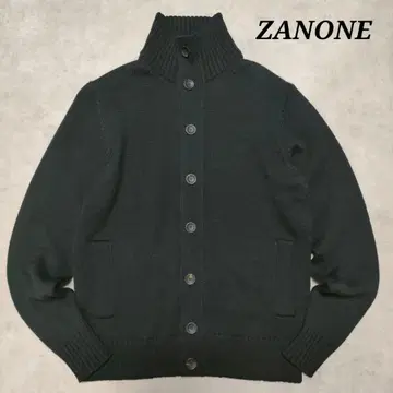 [ 새상품급 ] ZANONE 자노네 CHIOTO 니트 가디건 블랙 46