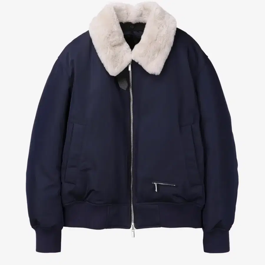 [S] 질스튜어트 23fw 다크블루 오버핏 구스다운 무스탕 MA-1