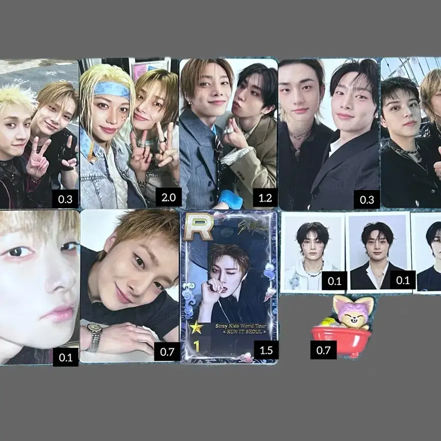 스트레이키즈 스키즈 아이엔 디스앤댓 롱슬리브 필릭스 유닛 방찬 슈스제 양도 판매 포토카드 포카 특전 팝업