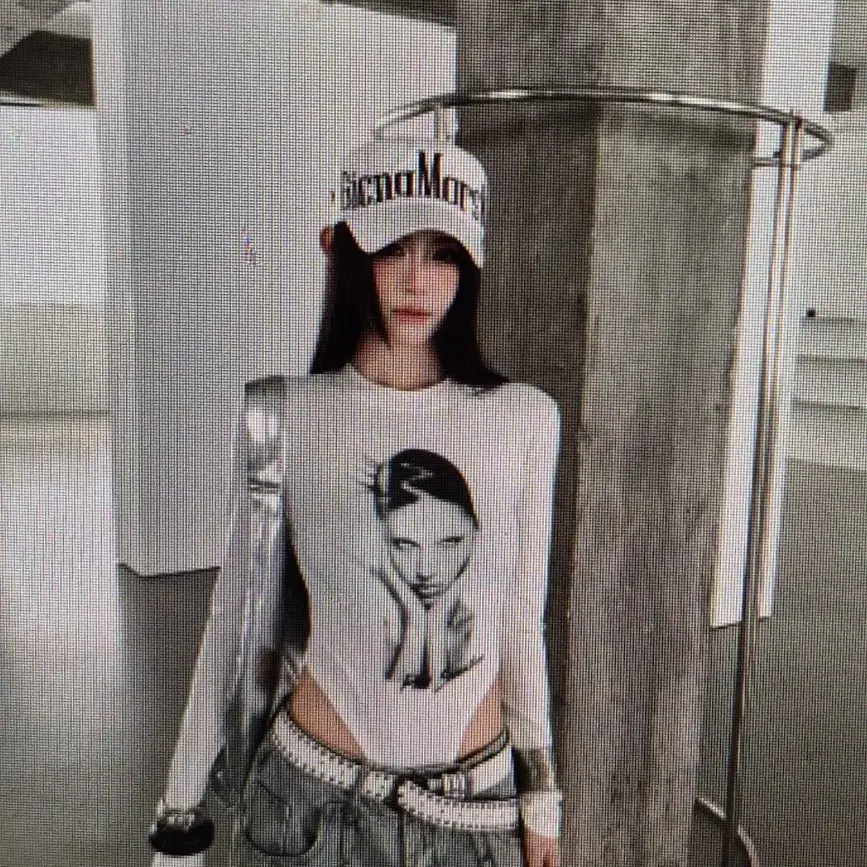 (해외배송) 프린팅 긴팔 탑 3컬러