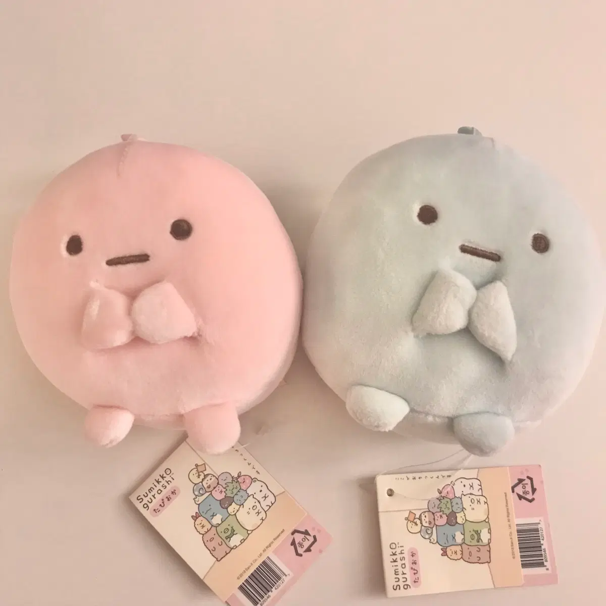 산엑스 스밋코구라시 타피오카 모찌 마스코트 인형 키링