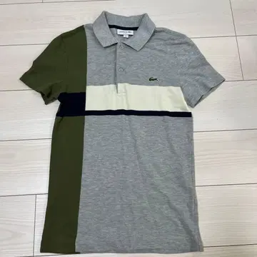 LACOSTE 피케 셔츠 그레이 XS