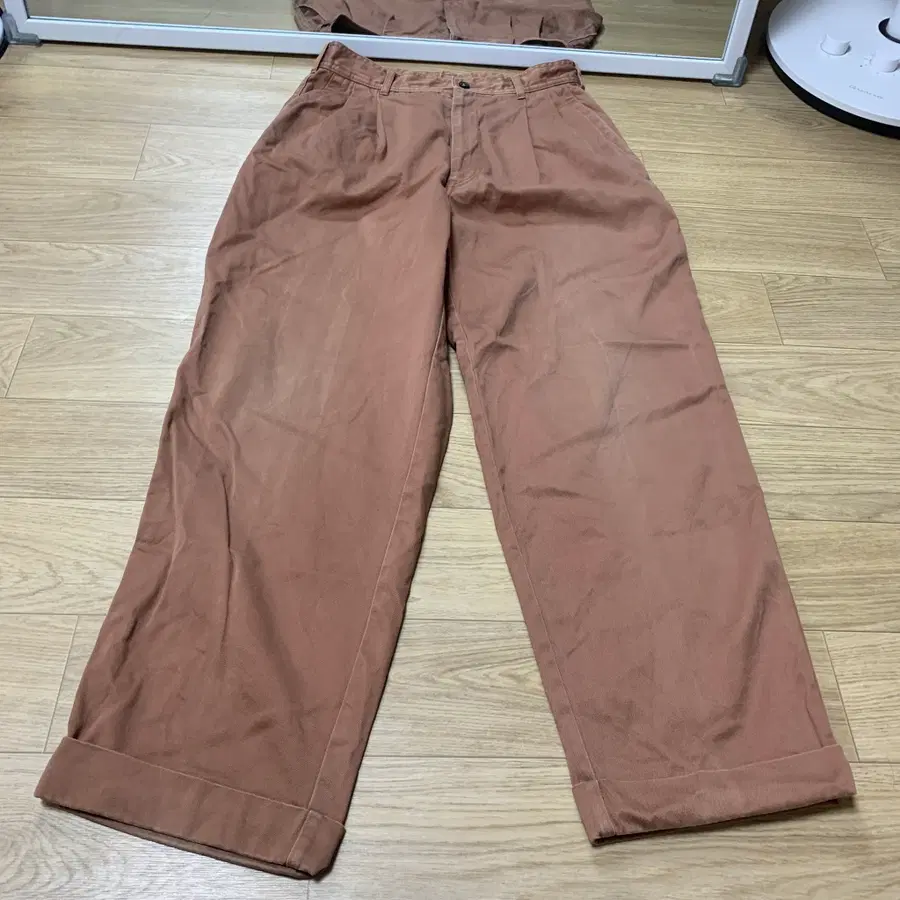 S)꼼데가르송 COMME des GARCONS HOMME PLUS 핀턱 턴업 치노 팬츠