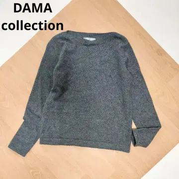 새상품급 DAMA collection 캐시미어 100% 니트 풀오버 그레이