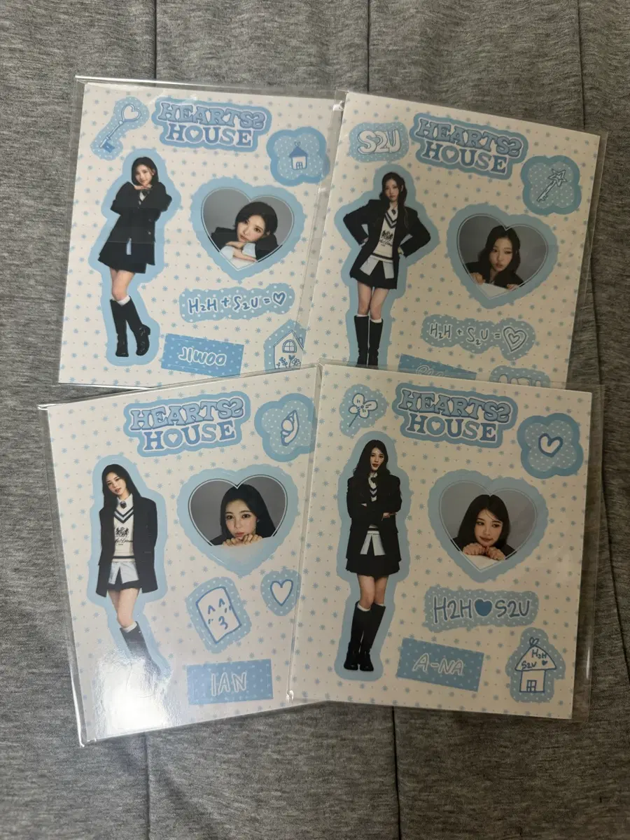 하츠투하츠 하투하 팬미팅 스티커세트 지우 에이나 스텔라 이안