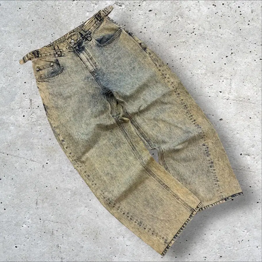 [M] 이예 Yiyae 워시드 데님 팬츠 청바지 E865