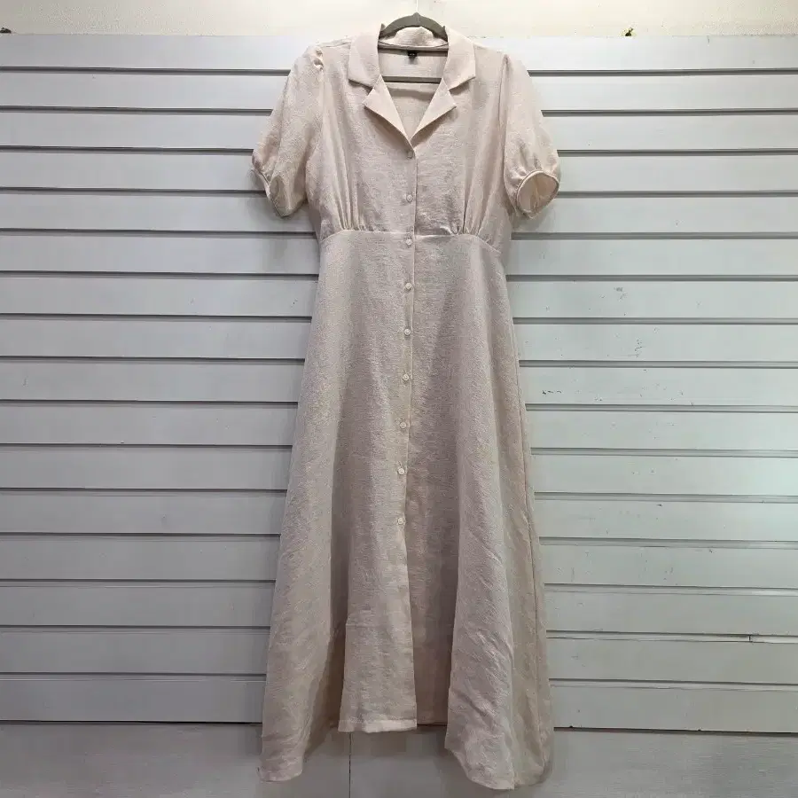 연베이지  카라 롱원피스 55/보물찾기천사