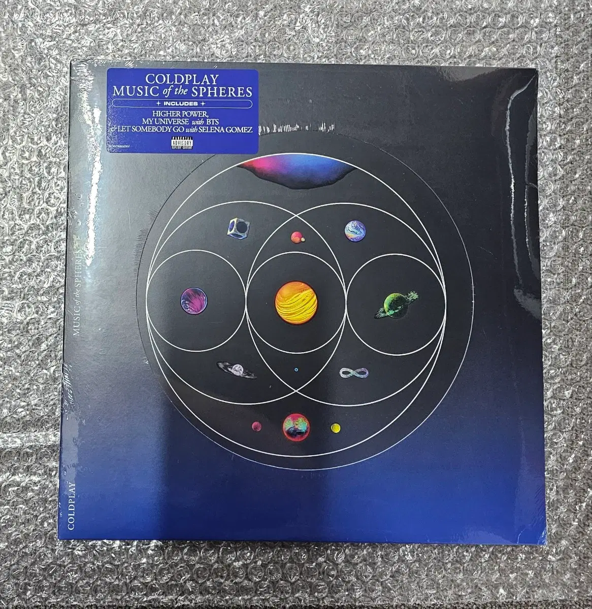 미개봉 방탄 콜드플레이 LP 바이닐 my universe 마이유니버스
