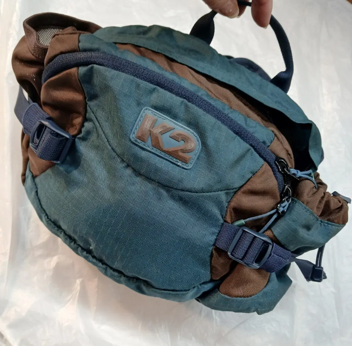 빈티지존 K2 등산 힙색 가방