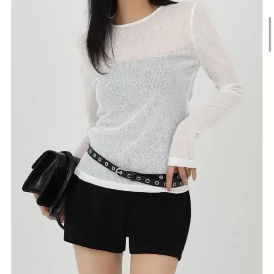 스판 골지 숏팬츠