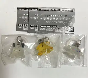 산리오 캐릭터즈 변신 멘다코 표시 액세서리 3종 세트