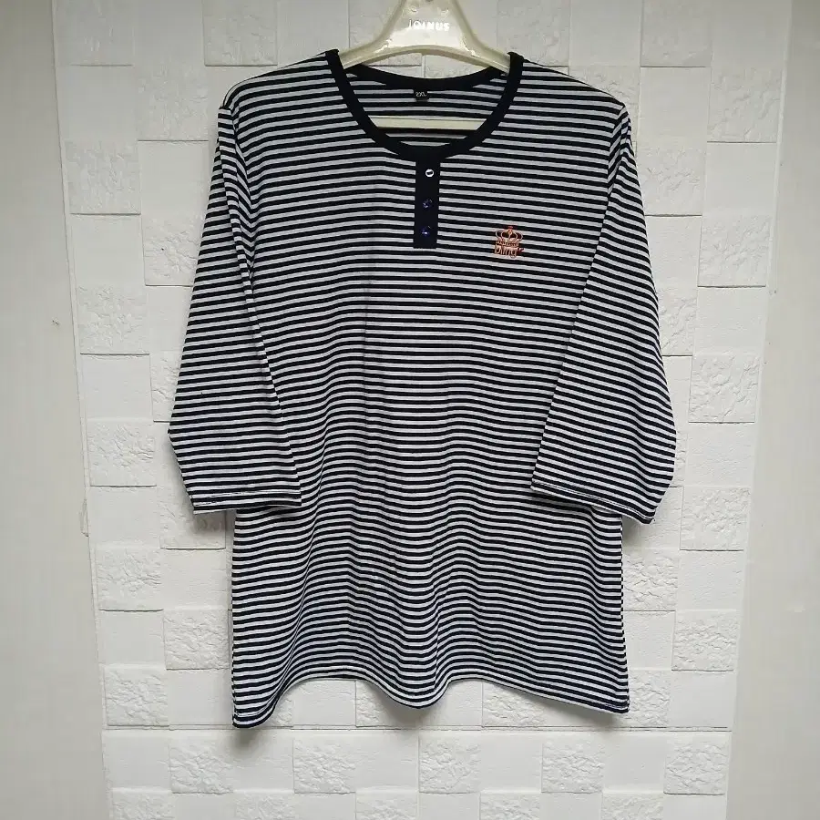 새거)헨리넥 티셔츠 3부 소매, 2XL