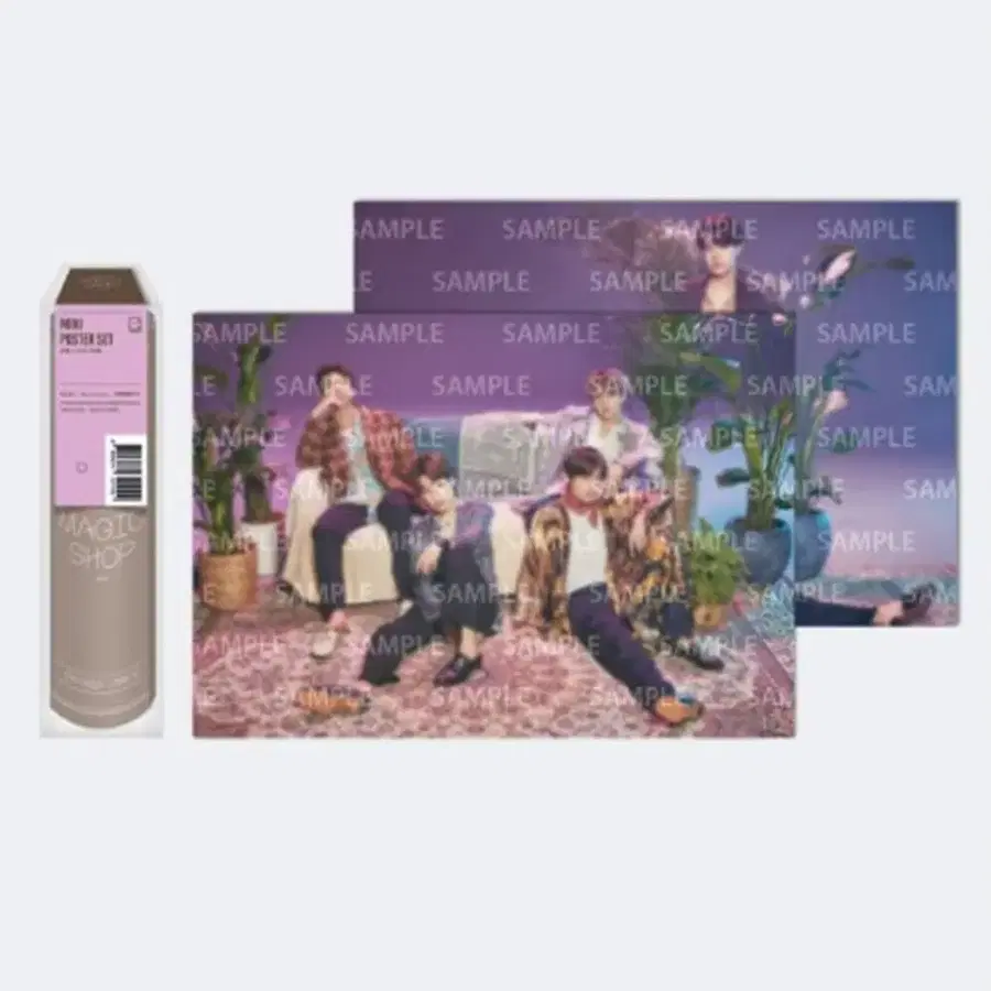 방탄소년단 일본 매직샵 일직샵 미니포스터 머스터 머오터 bts