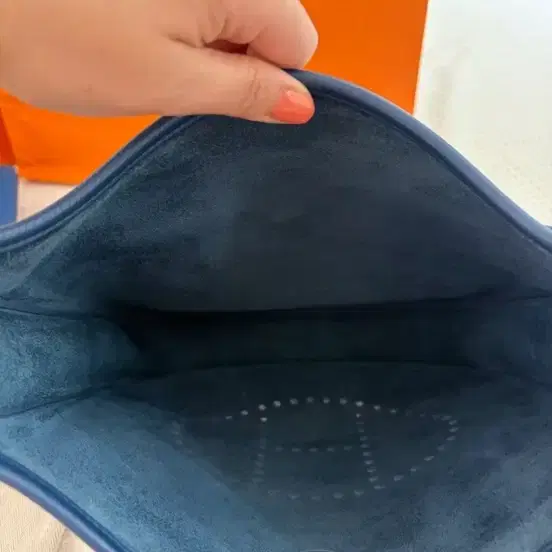 에르메스 (케어가능) 에블린 29 클레망스 딥블루 색상입니다. Y각인 사진 8