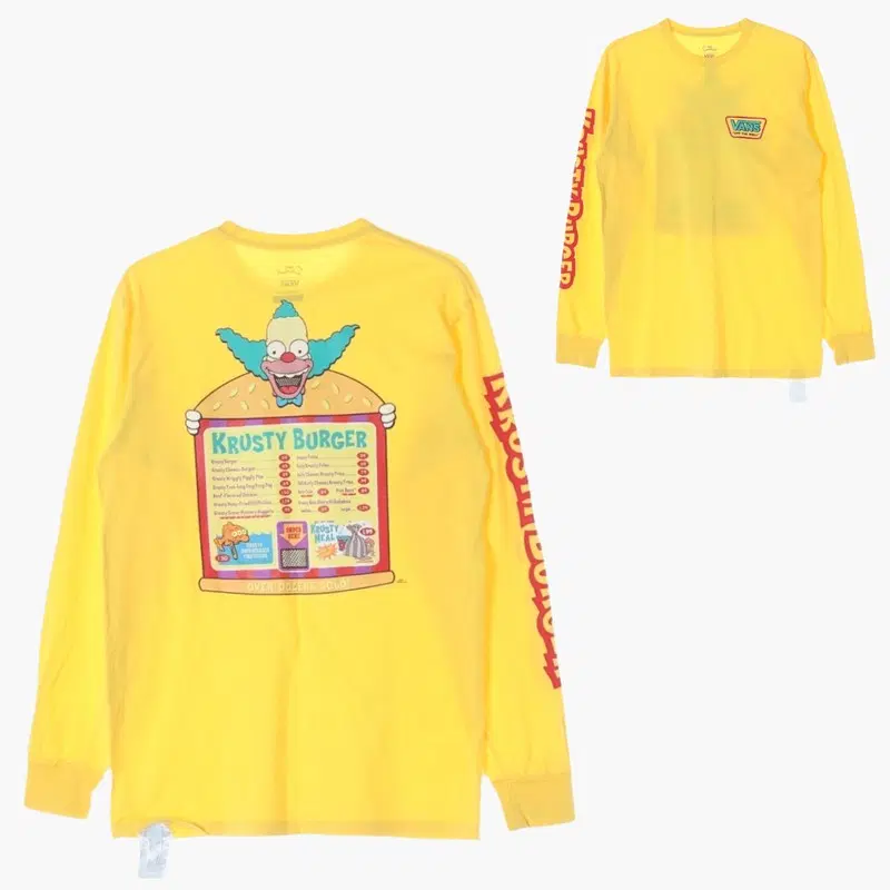 VANS THE SIMPSONS 긴팔티 UNISEX (M) TTLAPF2030