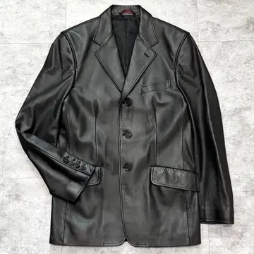 Paul Smith 라무 레더 자켓 양가죽 3B 블랙 M