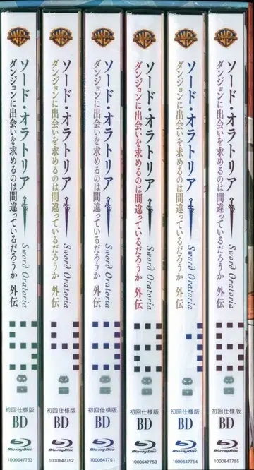 애니메이션 Blu-ray 애니메이트) 소드 오라토리아 초회 사양판 전 6권 세트