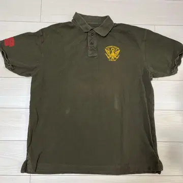 ALPHA INDUSTRIES 피케 셔츠 카키