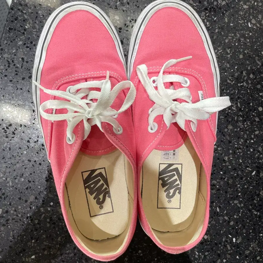 반스 어센틱 핑크