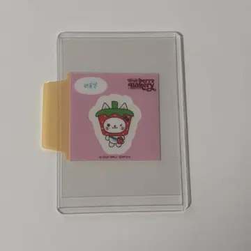 NCT WISH Wishberry Bakery 스티커 버블냥