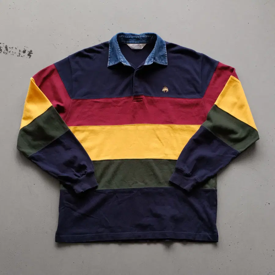 1990s 브룩스 브라더스 Color Block Rugby Shirt