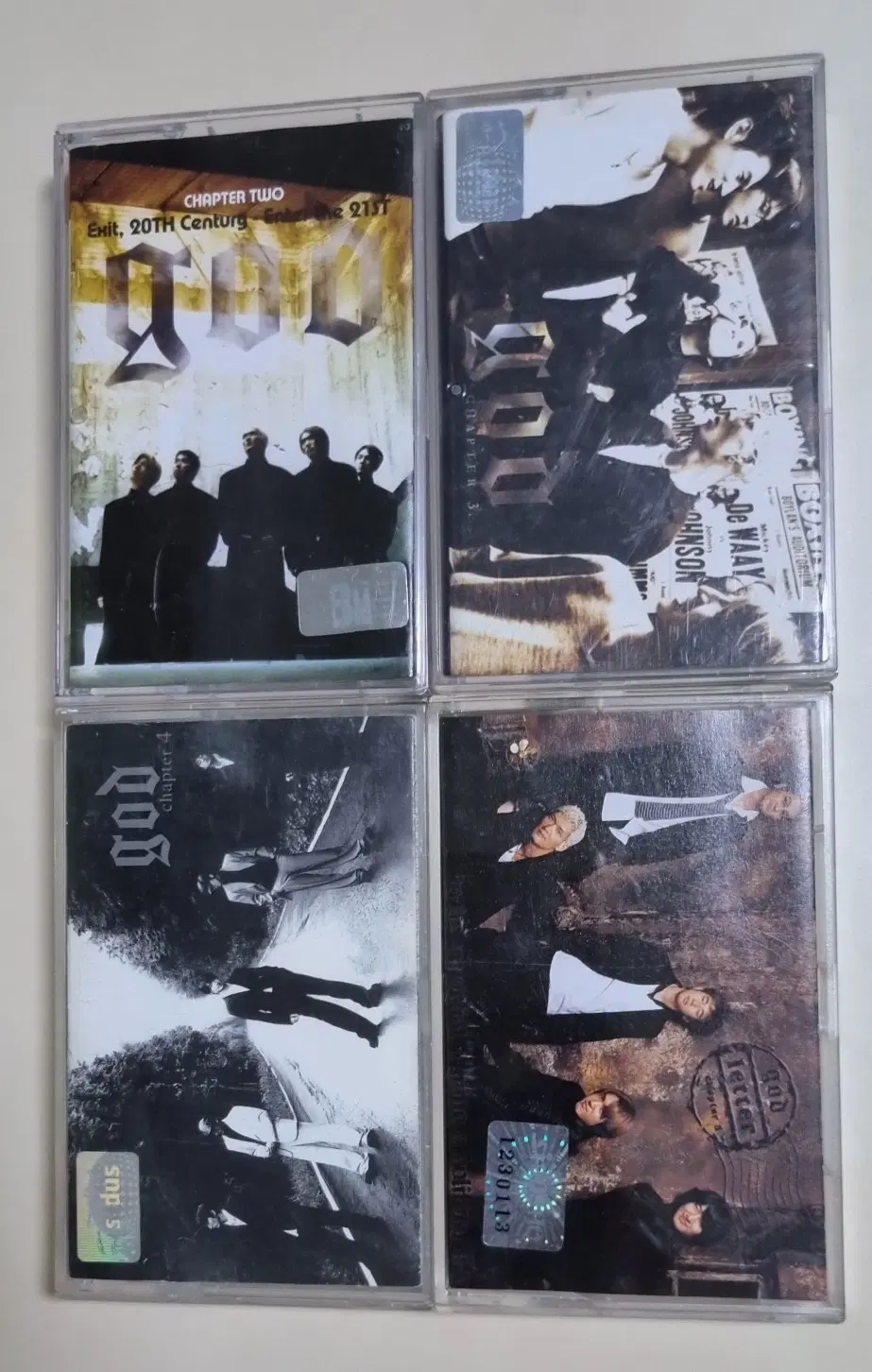지오디 god 2-5집 (개봉 카세트테이프)