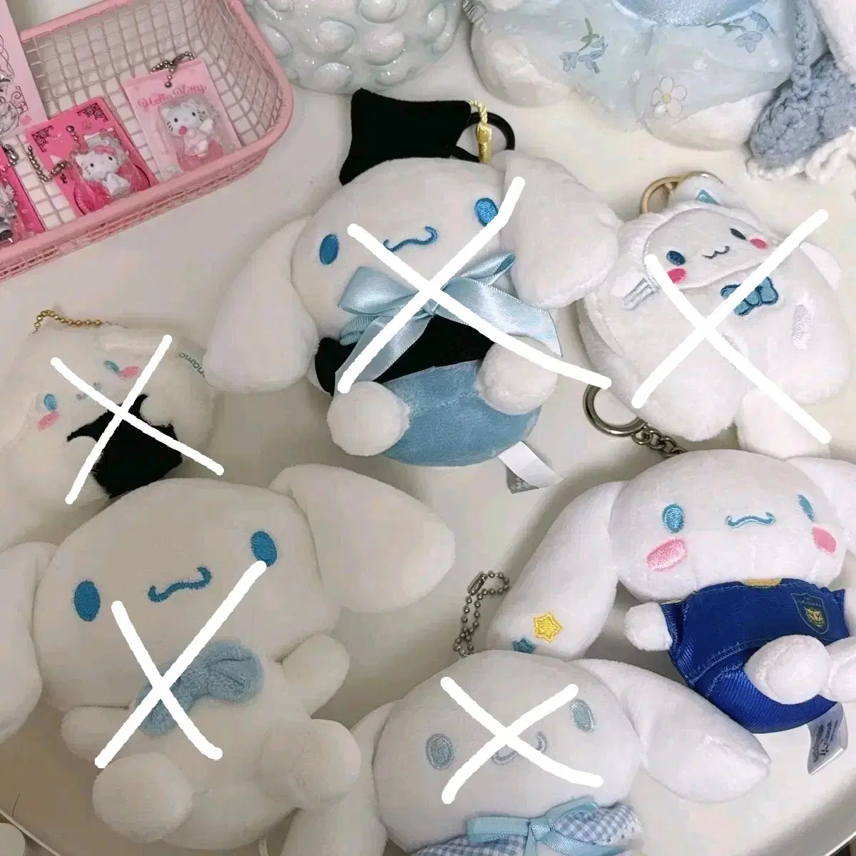 시나모롤 인형키링 마스코트 정리 k리그 오니기리 졸업 고양이