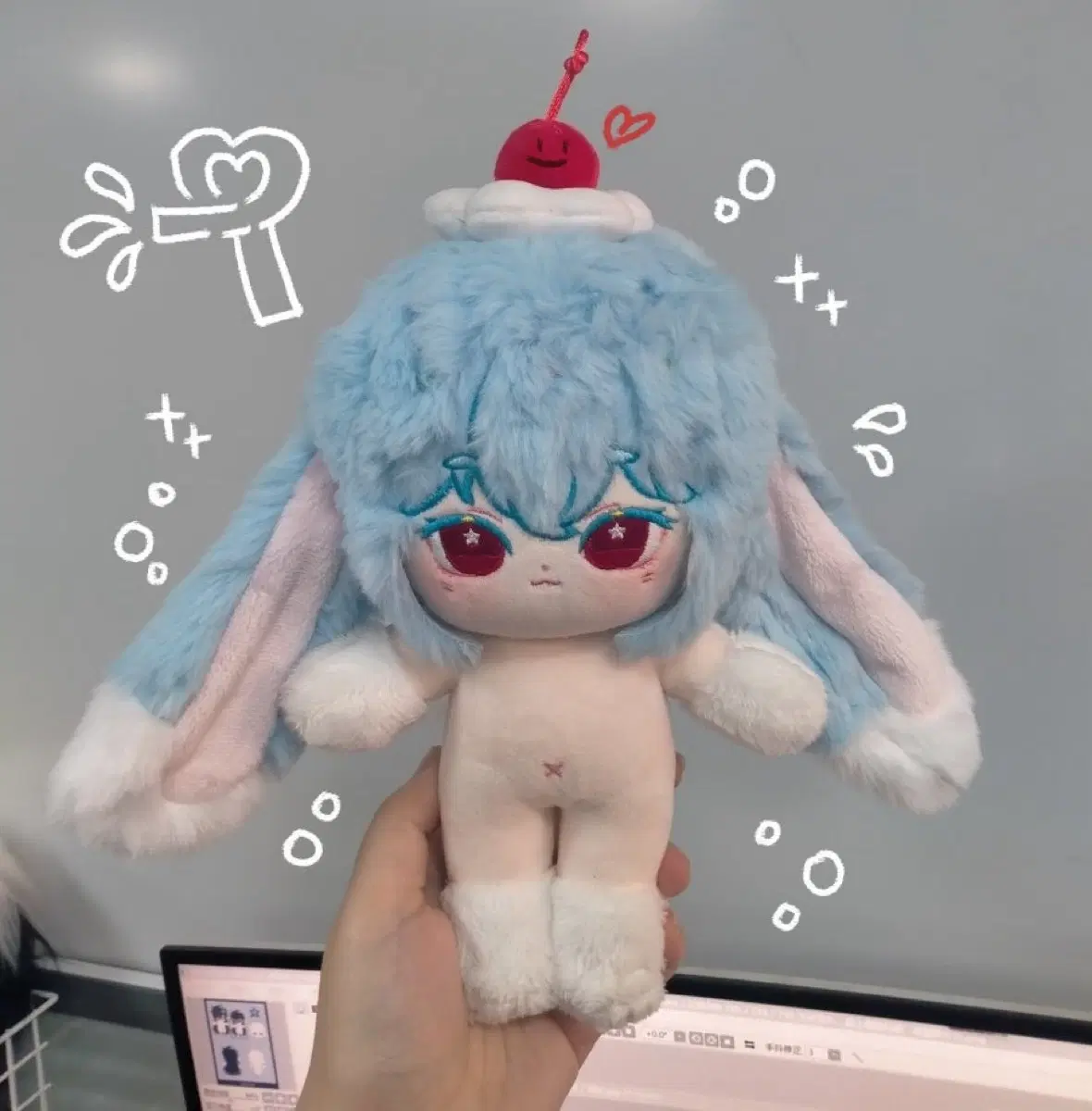 무속성 소다유니 20cm 솜인형