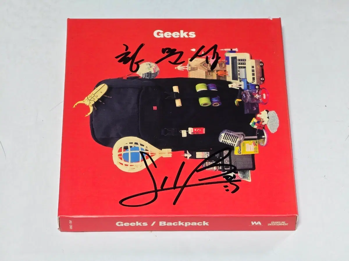 [친필 싸인반] 긱스(Geeks) - 정규 1집 Backpack CD