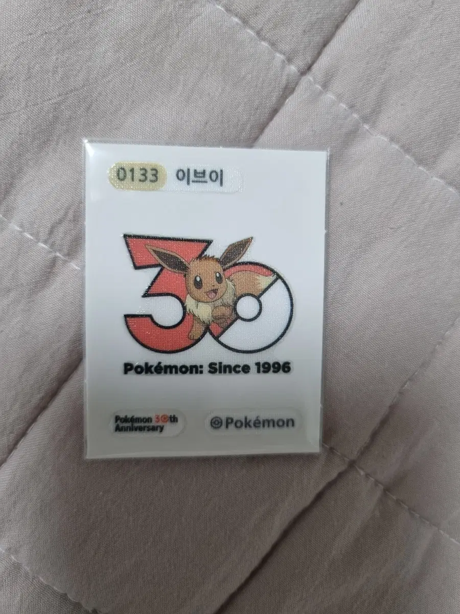 포켓몬 이브이 30주년 기념 스티커 띠부씰