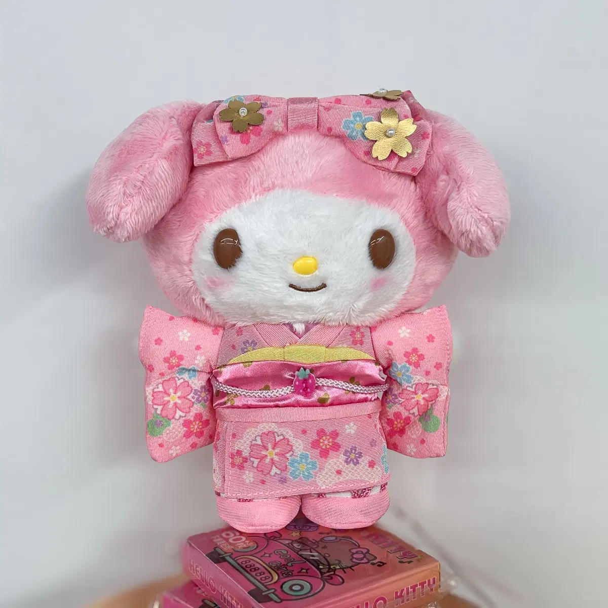 [정품/새상품]산리오 일본 한정 마이멜로디 벛꽃 무늬 기모노 인형