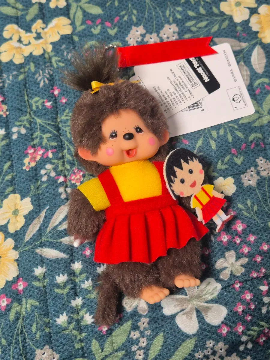 몬치치 마루코 인형 키링