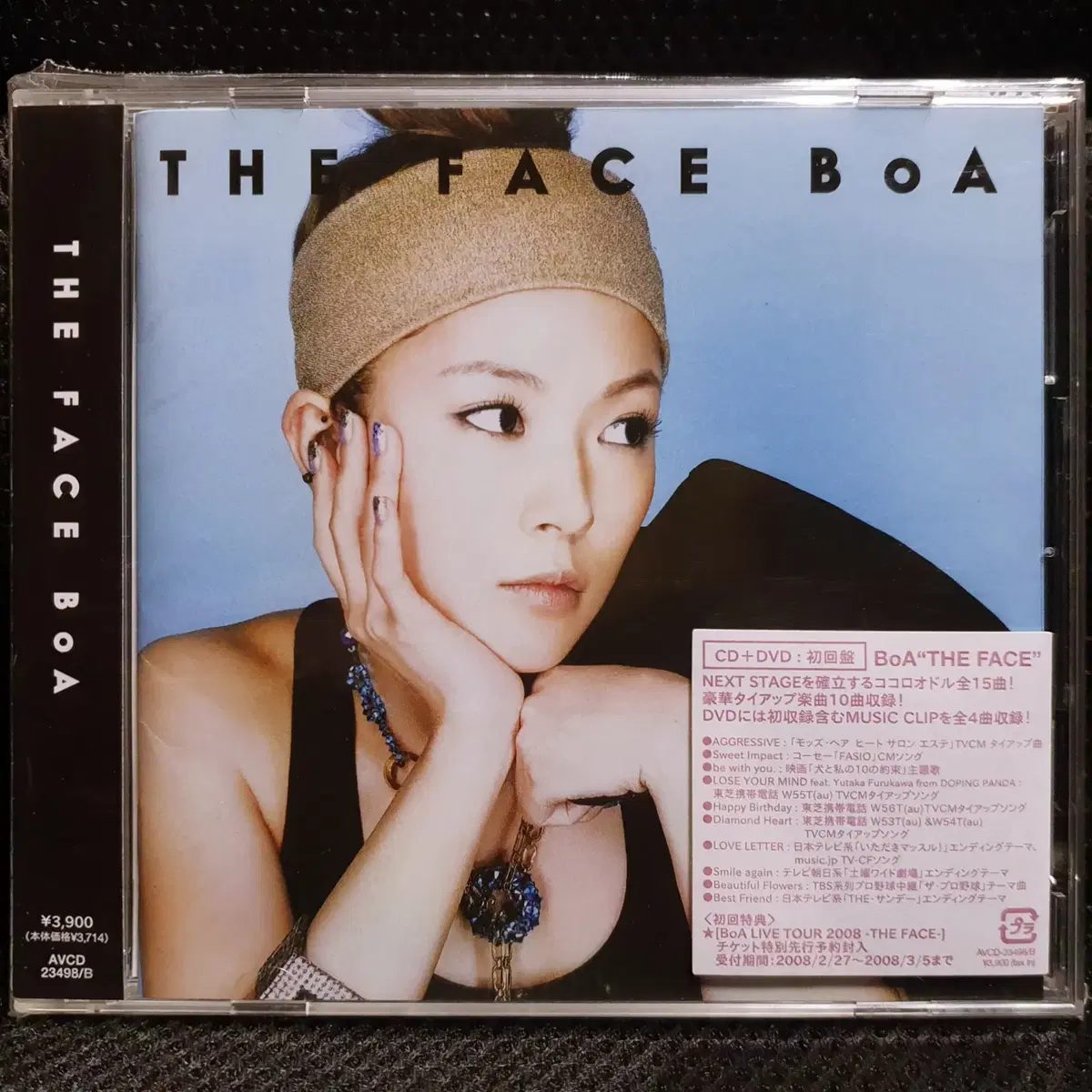 보아 BoA THE FACE CD+DVD 초회반 미개봉 신품