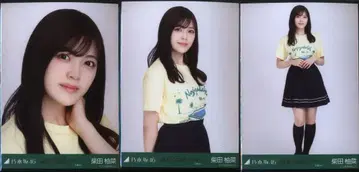 노기자카46 회장 한정 랜덤 브로마이드 시바타 유나 한여름 전국 투어 2022 T셔츠 히로시마 ver. 컴프
