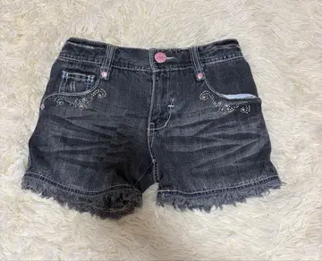 y2k 00s 갸루 헤이세이 숏팬츠 하트 라메 왕관 공주풍 모리걸