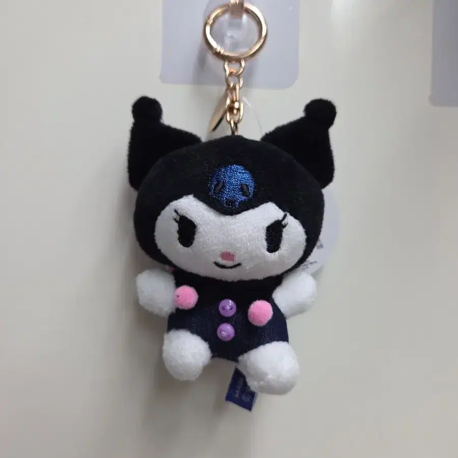 쿠로미 데님 인형 키링