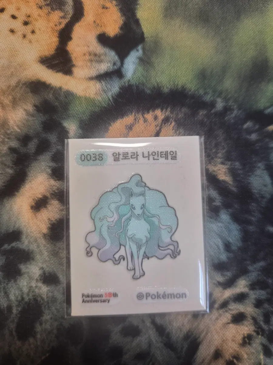 알로라 나인테일 띠부씰 30주년