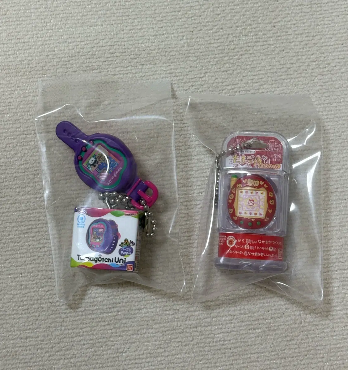 다마고치 유니 미미치 미니 패키지 미니어처 마스코트 참 키링