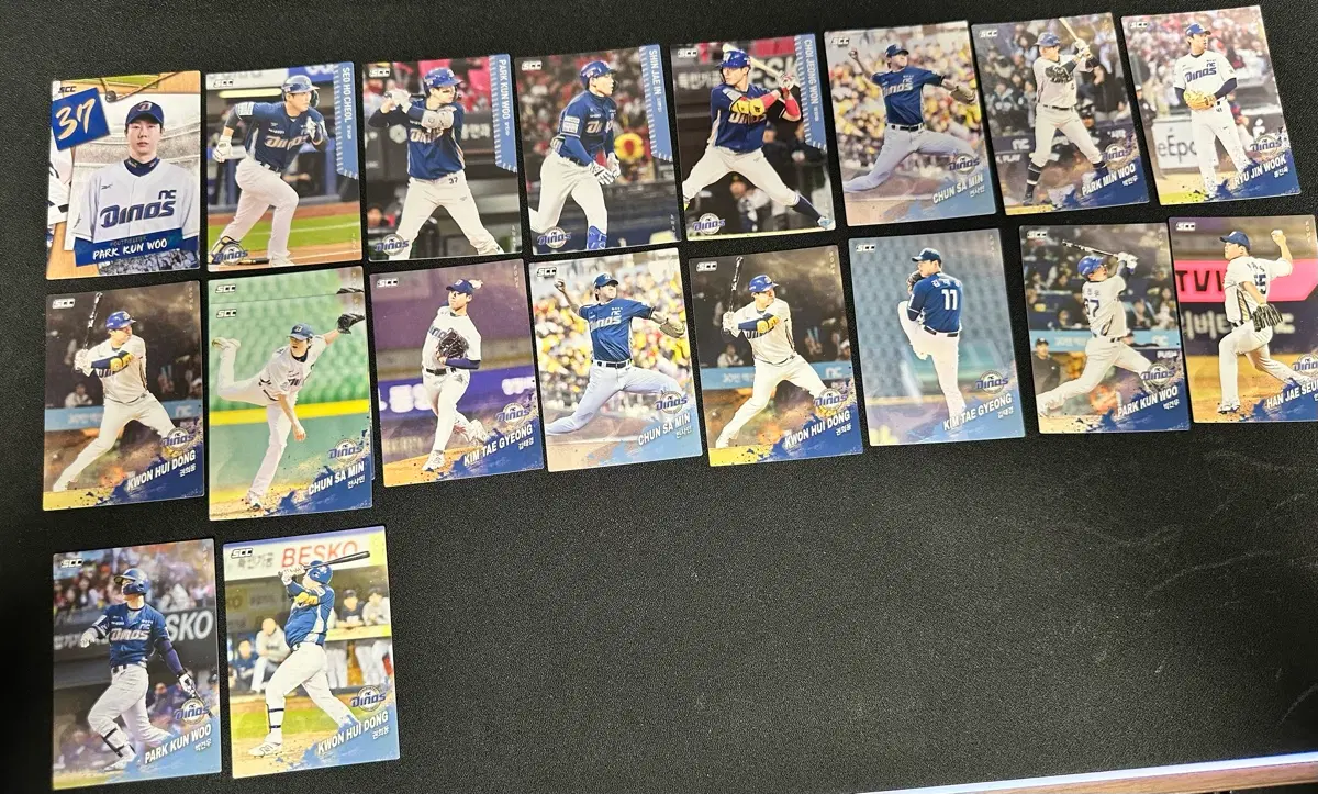 KBO 카드 NC 다이노스 SCC 야구 카드 일괄 판매합니다