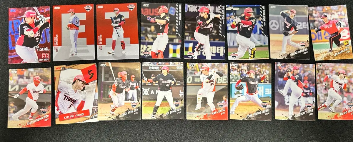 KBO 카드 KIA 타이거즈 SCC 야구 카드 일괄/개별 판매합니다