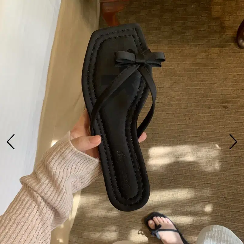 페이보릿띵스 favoritethings lovers ribbon flip flop 245