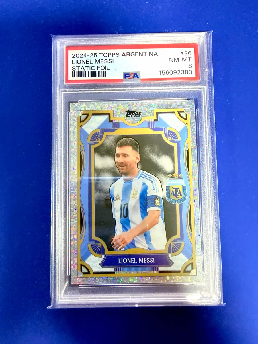 스포츠카드 TOPPS 탑스 리오넬 메시 Lionel Messi PSA8 카드